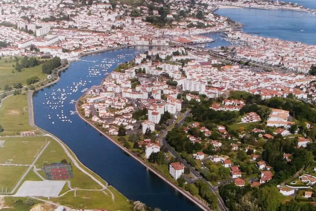 Loft Au Centre Ville, Calme, 200M De La Plage Saint-Jean-de-Luz Kültér fotó